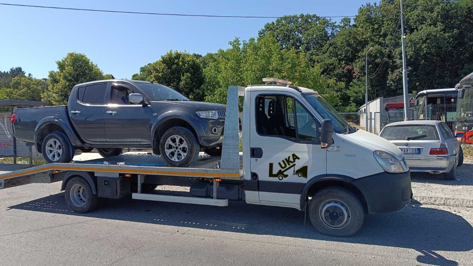 Šlep služba Luka, pomoć na putu, saobraćajna nesreća